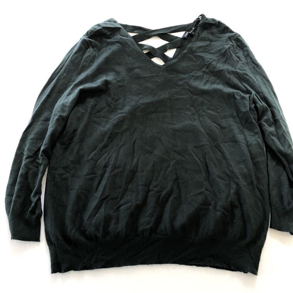 Love Elle Dark Green Soft & Comfy Sweater Women’s 2X A3532
